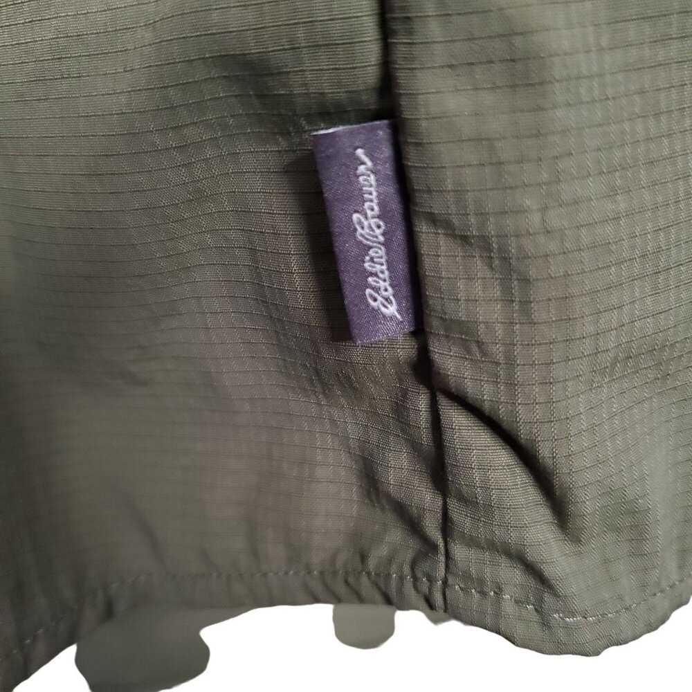 Eddie Bauer Womens Size XL Shirt Travex Button Roll Tab Shacket Vented Outdoorsy - Picture 9 of 13